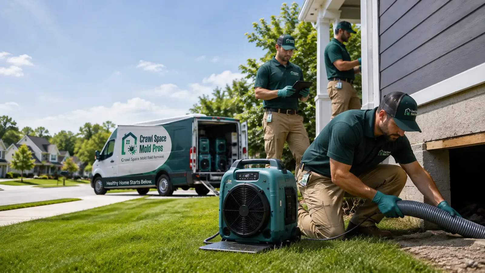 Crawl Space Mold Removal in Normal, IL